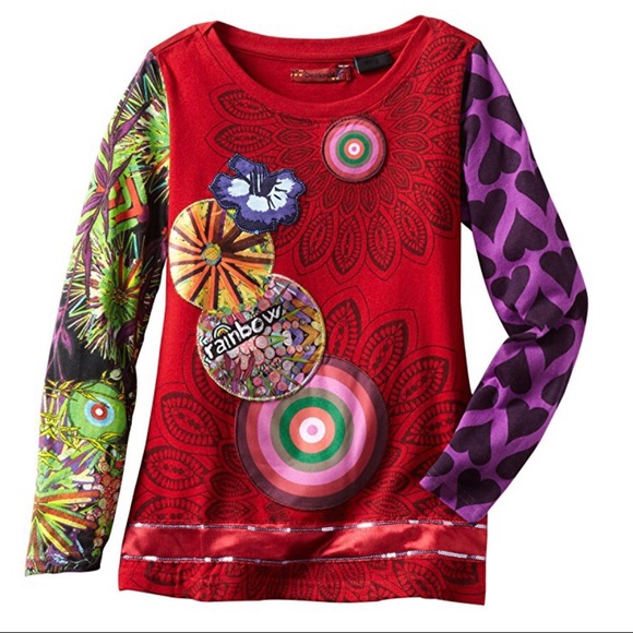 DESIGUAL Minnie Mouse Tee NWT Girls 9//10